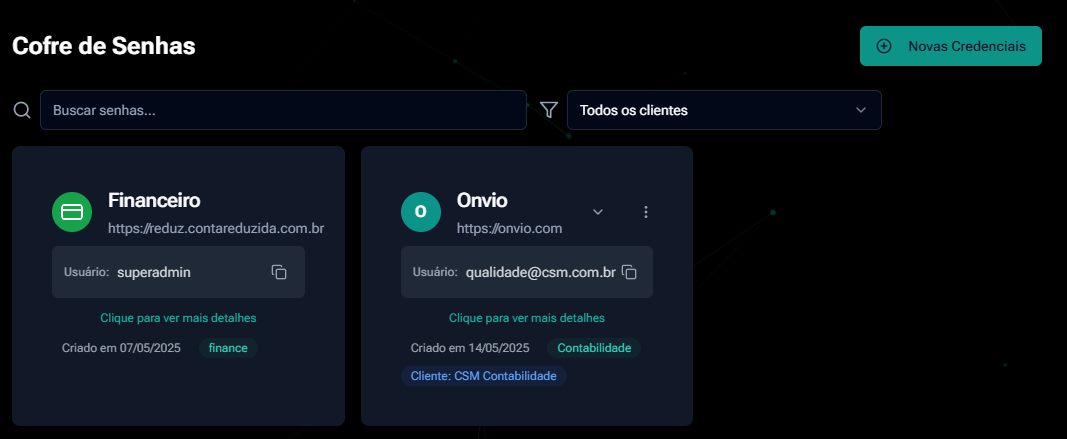 Cofre de Senhas para BPOs